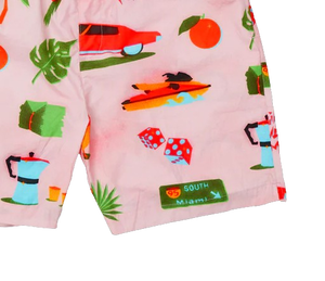 กางเกงขาสั้นตาข่าย100% สำหรับผู้ชายกางเกงขาสั้นตาข่ายสีทึบกางเกงขาสั้นเอวสั้นตาข่ายพิมพ์ซับลิเมชันสำหรับฤดูร้อน2025ใหม่ - Product Image 3