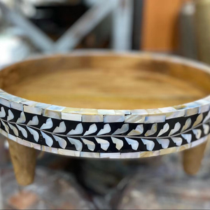 Plateau de support en bois élégant et fonctionnel, solution d'organisation unique pour les bibelots de thé servant des collations-quantité minimale de commande 20 pièces - Product Image 1