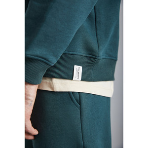 Pantalon de survêtement pour homme GRIMELANGE Adens, en coton biologique de qualité supérieure, tissu intérieur brossé, jambe élastiquée - Product Image 5