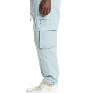 Pantalones de chándal ajustados para hombre Pantalones cargo de bolsillo personalizados Joggers y pantalones de carga lavados Premium de gran tamaño informales Pantalones de hombre - Product Image 4