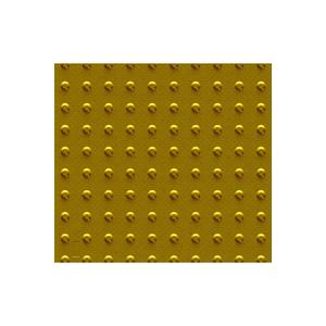 แผ่นปูพื้นสัมผัสสีเหลือง TPU ขนาด 58 x 58 ซม. พื้นผิวแบบมีปุ่มกดสำหรับนำทาง ปลอดภัยสำหรับผู้พิการ ใช้ได้ทั้งภายในและภายนอกอาคาร ติดตั้งด้วยอีพ็อกซี่ Ileritraffic PL - Product Image 1