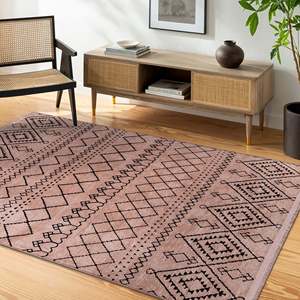 Netline Home Machine-Washable Soft <b>Chenille</b> Area <b>Rug</b> Brown-RW1801 - Product Image 6