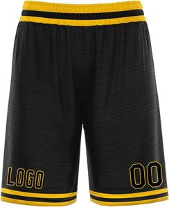 Premium Baseball Mesh Shorts with Double-<b>Layered</b> Feel Elastic Waist Breathable Quick Dry Fully Sublimation Printed - Product Image 1
