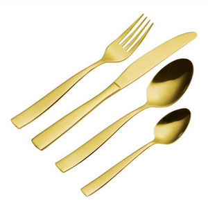 Taille de logo personnalisé disponible Vaisselle à prix raisonnable de l'exportateur indien Ensemble de couverts couleur arc-en-ciel poli - Product Image 6