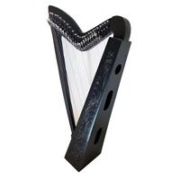 Arpa Irlandesa de Madera Hecha a Mano |   Arpa celta de palanca |   Instrumento Musical de Cuerdas Acústicas, Arpa de 22 Cuerdas de Madera de Palisandro, Arpa Irlandesa de Palanca, C