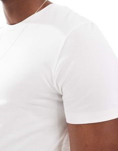 Essentials Muscle Fit tshirt Mens Athletic Slim Fit Short Sleeve Cotton Top Gym Training Tee Streetwear Casual Fashion Wholesale - Product Image 3