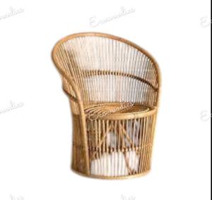 Chaise de salon en bambou, design élégant et écologique, fabriquée à la main, fauteuil en rotin durable pour l'intérieur et l'extérieur - Product Image 5