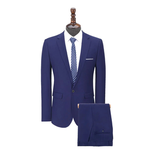 Conjunto de trajes de negocios para hombre-Chaleco de chaqueta de boda de fiesta sólido y pantalones XL Chaleco de chaqueta de un solo botón con pantalones - Product Image 3