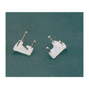 Confezione da 10 Ganci in Nylon da Parete a 3 Punte - Product Image 1