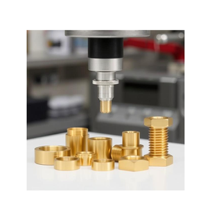 Composants en laiton d'usinage CNC durables et résistants à la corrosion avec filetage fin et finition lisse - Product Image 1