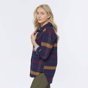Plus Size <b>Women</b> Crosshaul Overshirt - Warm and Durable, Ideal for Layering Over Casual Outfits or Workwear in Cold Weather - Product Image 2