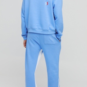 Conjunto Deportivo Personalizado para Hombre, Ecológico, 100% Algodón, Secado Rápido, Ropa Deportiva Activa, Sudadera con Capucha y Pantalones Acampanados, Sudadera con Capucha para Entrenamiento de Invierno y Ocio - Product Image 2