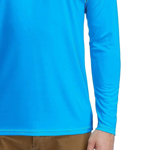 Camisas de hombre de manga larga con protección solar de secado rápido de poliéster 100% personalizadas/camisas de verano de fabricantes profesionales para hombre - Product Image 4