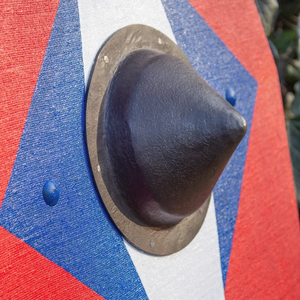 Escudo gótico germánico de Calvin Handicraft, producto de seguridad de madera vikingo medieval, escudo de madera - Product Image 4