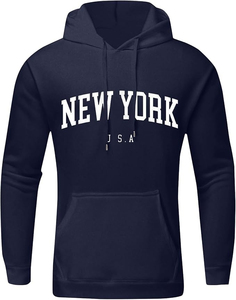 Sweat-shirt à capuche surdimensionné personnalisé pour homme, épaules tombantes, imprimé graphique, lettres, avec poche, streetwear décontracté, sweats à capuche OEM - Product Image 6