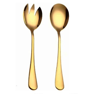 ชุดอุปกรณ์ทำอาหารไม้อะคาเซียชุดเซิฟเวอร์สลัดไม้มะม่วงชุดเซ็ต2ชิ้นทำมือไม่เหมือนใคร - Product Image 3