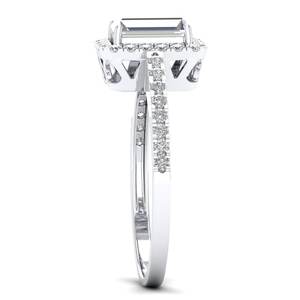 REYES Design personnalisé 14K 18K or blanc massif certifié IGI Bagues en diamant pour femmes Cadeaux de fiançailles de mariage Bijoux fins - Product Image 3