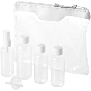 Ensemble de bouteilles de voyage personnalisées Munich, gadgets personnalisés pour trousse de toilette - Product Image 3