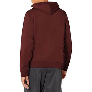 เสื้อฮู้ดผ้าฟลีซผ้าฝ้ายแขนยาวทรงสลิมฟิตสำหรับผู้ชายเสื้อฮู้ดปักโลโก้ด้านหน้าแบบกำหนดเองสำหรับฤดูหนาว - Product Image 6