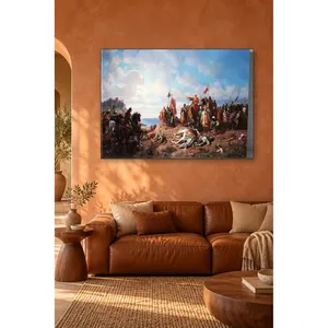 Impression sur toile de l'armée ottomane de Fida après la bataille en mer - Product Image 4
