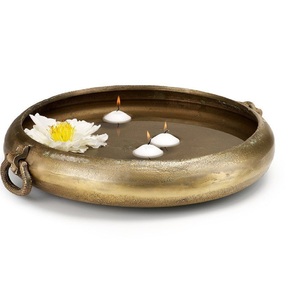 Cuenco Decorativo de Latón y Aluminio Hecho a Mano, Personalizado y Elegante, con Acabado Premium, para Servir en Hoteles, Decoración del Hogar y de la Mesa - Product Image 3