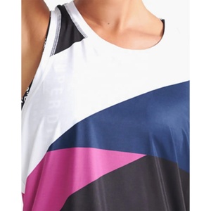 Camiseta sin mangas informal para mujer, ropa de gimnasio para correr, deportiva, personalizada, con estampado sublimado, venta al por mayor - Product Image 6