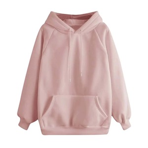 Sudaderas con capucha de punto sólido informales para mujer personalizadas sudaderas cálidas de invierno con cuello con capucha - Product Image 6