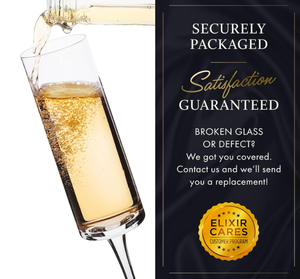 Juego de 4 Copas de Flauta de Cristal Premium Sin Plomo de 7 oz, Modernas, Sopladas a Mano, Irrompibles y Reutilizables para Bodas - Product Image 3