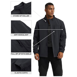 Chaqueta impermeable Softshell para hombre de nuevo estilo personalizado chaqueta Softshell al por mayor chaquetas cortavientos para hombre - Product Image 5