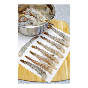 Crevettes surgelées étirées de haute qualité en vrac, disposées pour un volume constant, approvisionnement commercial - Product Image 1