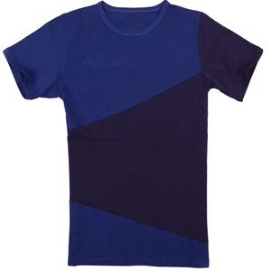 Camisas de algodón de manga corta ligeras para hombre 220gsm Golf Casual Color Block Tops transpirables que absorben las camisas de trabajo - Product Image 4