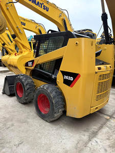 Minicargadora retroexcavadora usada Caterpillar 262D SSL con bomba hidráulica Kawasaki, motor en buen estado, carga nominal de 25 toneladas - Product Image 3