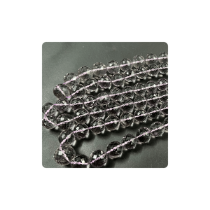 Perles de quartz améthyste rose naturel de qualité supérieure, micro-facettées, 8-11 mm, 14 pouces, pour la fabrication de bijoux - Vente en gros - Product Image 4