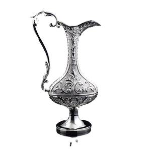 Vase en forme de jarre de style royal, adapté aux centres de table de réception de mariage et à la décoration d'occasions spéciales, en provenance d'Inde - Product Image 6