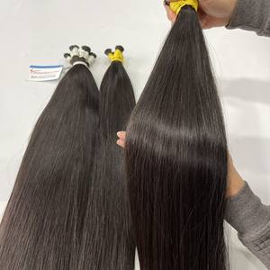 Meilleure vente de 8 à 32 pouces extensions de cheveux lisses et extrêmement soyeux en vrac Vietnam cheveux humains prix de gros - Product Image 3