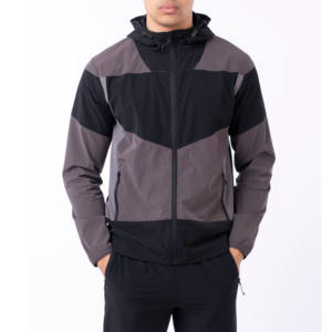 Chaquetas Cortavientos Deportivas de Secado Rápido con Bloques de Color de Moda, Chaquetas Ligeras para Exteriores para Hombre - Product Image 1