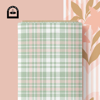 Tissu en coton floral pour pelouse, impression numérique, motifs personnalisés pour robes ABI