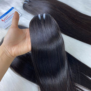 Top Bone Straight Weft Hair Remy Hair Bundles No Dedding No Tangles Vietnam Origin Hair Weaving Chemical Free 100g Toutes les couleurs - Product Image 1