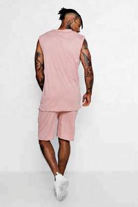 เซ็ตชุดกางเกงขาสั้นและเสื้อกล้ามสำหรับผู้ชายชุดดีไซน์เนอร์ชุดกางเกงขาสั้นสำหรับฤดูร้อนโลโก้ตามสั่ง - Product Image 6