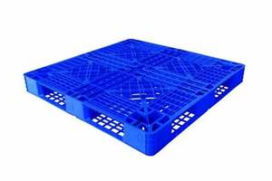 Paleta de Plástico Europea Ecológica de Doble Cara, Resistente, 1200x1000x150mm, Azul Industrial, Apilable, Almacenamiento, Entrada de 4 Vías, 1000kg - Product Image 6