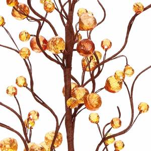 Kokina 70cm deslumbrante cristal naranja adorno de lujo flores artificiales para decoración del hogar - Product Image 3