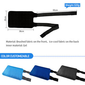 Langanhaltende Kühlpackung für Knie mit Eisgitter-Gel-<span class=keywords><strong>Design</strong></span>, Wiederverwendbare Gel-Kühlpackung, Kältetherapie zur Linderung von Beschwerden in den Ellbogen - Product Image 2