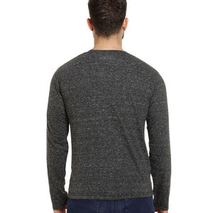 Custom <b>Men's</b> 100% Cotton Fitness <b>T</b>-<b>Shirts</b> Long Sleeves Breathable <b>Muscle</b> Bodybuilding Anti-Wrinkle Front Logo Letter Worsted - Product Image 4