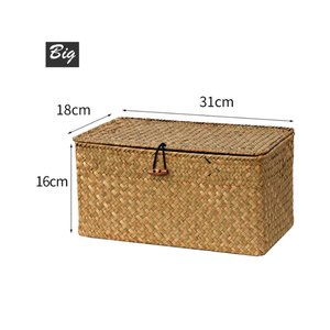 Handwoven <b>Rattan</b> <b>Storage</b> Baskets Decorative Organizer Solution From Vietnam OEM ODM Service Good Price - Product Image 3