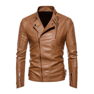 Veste en cuir homme personnalisée de qualité la plus populaire fabriquée au Pakistan Vestes en cuir de moto de qualité supérieure pour hommes - Product Image 4