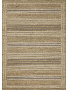 Alfombra tejida plana trenzada de yute Reversible ecológica de primera calidad al por mayor, alfombra Jacquard tejida Natural hecha a mano, antideslizante para el hogar - Product Image 4