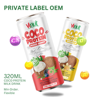 320Ml Kokoseiwit Milkshake Drink Vruchtensapsmaak-Private Label/Groothandel Drank-Marketingondersteuning-Gratis Monster