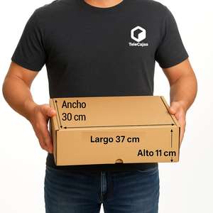 Self-Assembling Kraft Brown Cardboard Mailing Box 37x30x11 cm Rigid Rigid <b>Boxes</b> for Mailing <b>Storage</b> Aseptic Feature for Gifts - Product Image 3