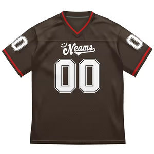 New Arrival Men's <b>Football</b> Wear Customized Size Sublimation Half Sleeve's American <b>Football</b> Jersey For Sale - Product Image 3