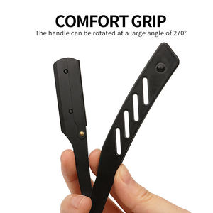 Maquinilla de Afeitar Plegable Profesional de Acero Inoxidable, Maquinilla de Afeitar Manual para Hombre, Maquinilla de Afeitar de Salón - Product Image 4